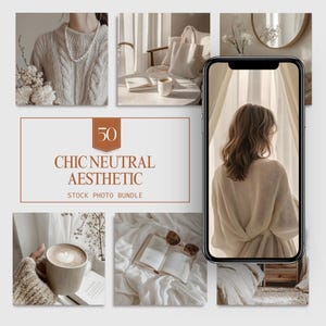 Neutral Faceless Stock Photos White Aesthetic digital marketing neutral instagram reels girl boss stock image mrr plr marketing faceless
