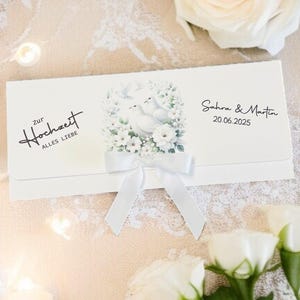 Karte zur Hochzeit,  Karte zur Hochzeit personalisiert, Geldgeschenk Hochzeit, Geschenkidee Hochzeit Geld, Glückwunschkarte, Anlass Hochzeit