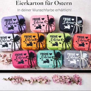 Eierkarton, Eierschachtel, Geschenk Ostern, Mitbringsel zu Ostern, Geschenkverpackung, Osternest zum befüllen, Gastgebergeschenk, Wachtel