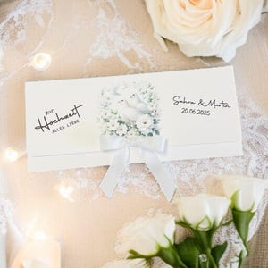 Karte zur Hochzeit,  Karte zur Hochzeit personalisiert, Geldgeschenk Hochzeit, Geschenkidee Hochzeit Geld, Glückwunschkarte, Anlass Hochzeit