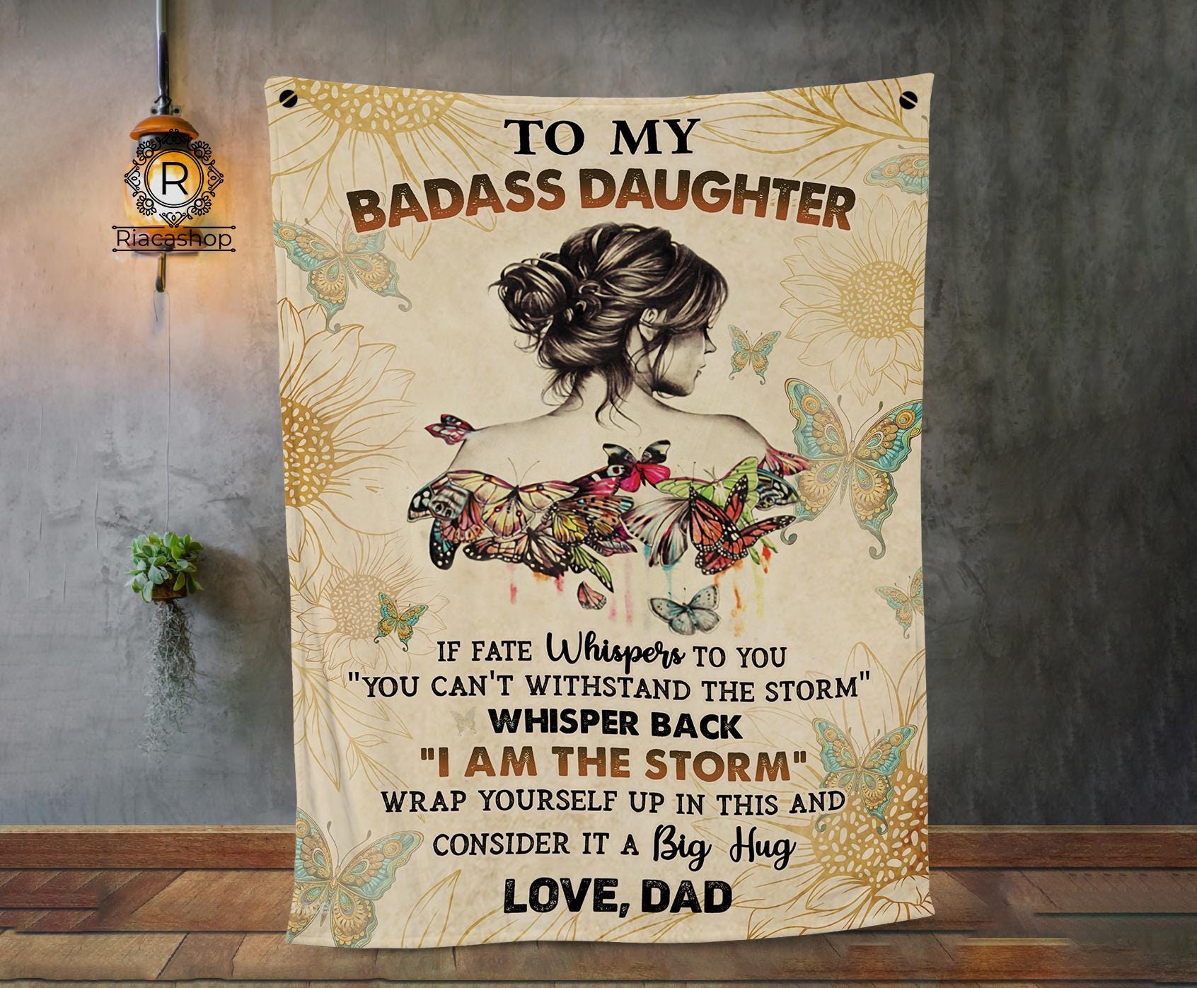 To My Daughter Blanket Etsy Singapore