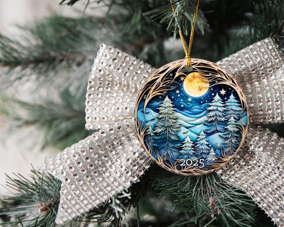 Ornements De Noël En Cristal 'Les Oiseaux De La Nature' – 2025 – Boules Acryliques Avec Hirondelles Pour Sapin