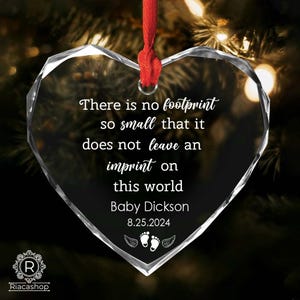 Personalized Miscarriage Ornament, Angel Wings, Baby Loss Memorial, Miscarriage Keepsake, Infant Loss, Angel Baby, Baby in Heaven, Memorial