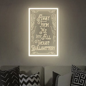 Vintage Style Neon Light Sign,Funny Home Wall Sign,Living Room Light Sign,Gothic Neon Sign,New House Decor,Retro Decor,Housewarming Gifts