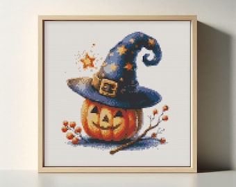 小さなハロウィーンのクロスステッチパターンコウモリの刺繍と面白い