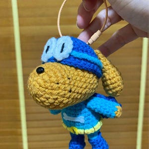 Hund Mann Bark Ritter Amigurumi PDF Häkelanleitung