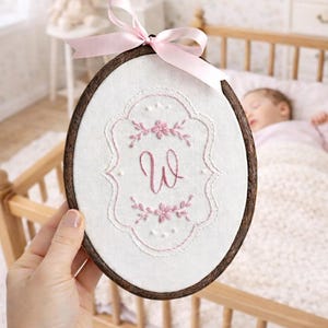 Personalisierte Wanddekoration, personalisierte Wanddeko, romantische Fotorequisite, bestickter Stickrahmen im klassischen Stil