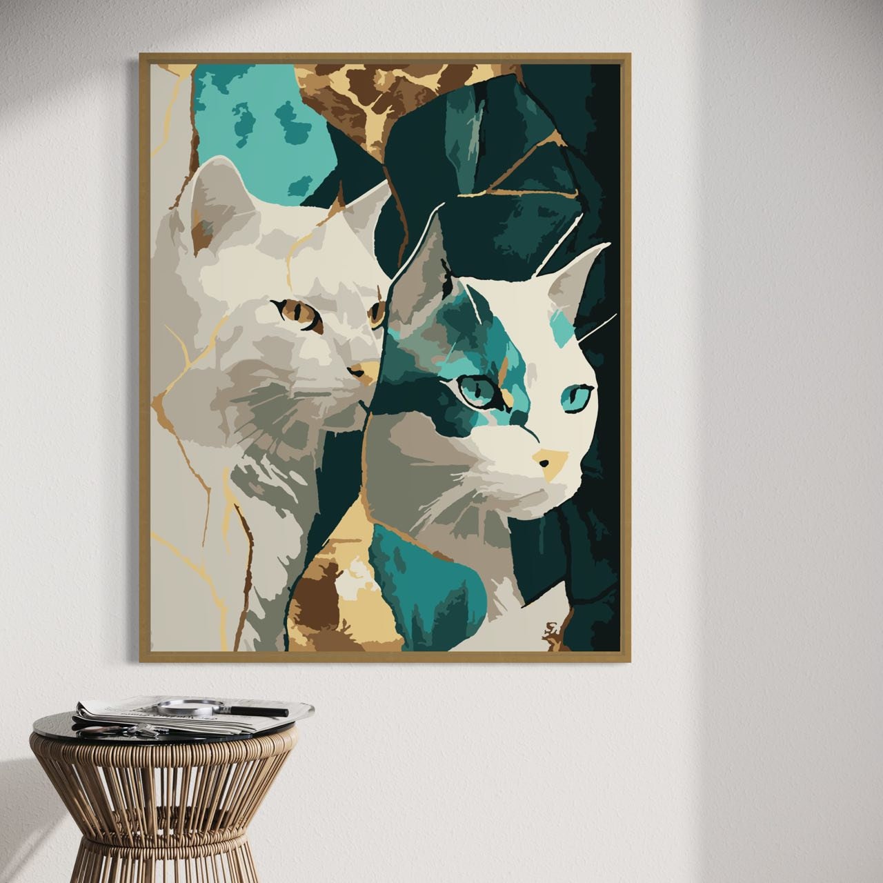 Kit Peinture Par Numéros Pour Adultes - Toile 30x40 Cm, Peintures Acryliques Et Pinceaux Inclus, Paysage Facile