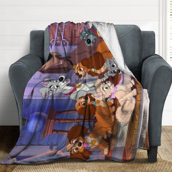 Disney Lady and the Tramp Blanket Custome Name Comfortable Soft Warm Etsy Canada