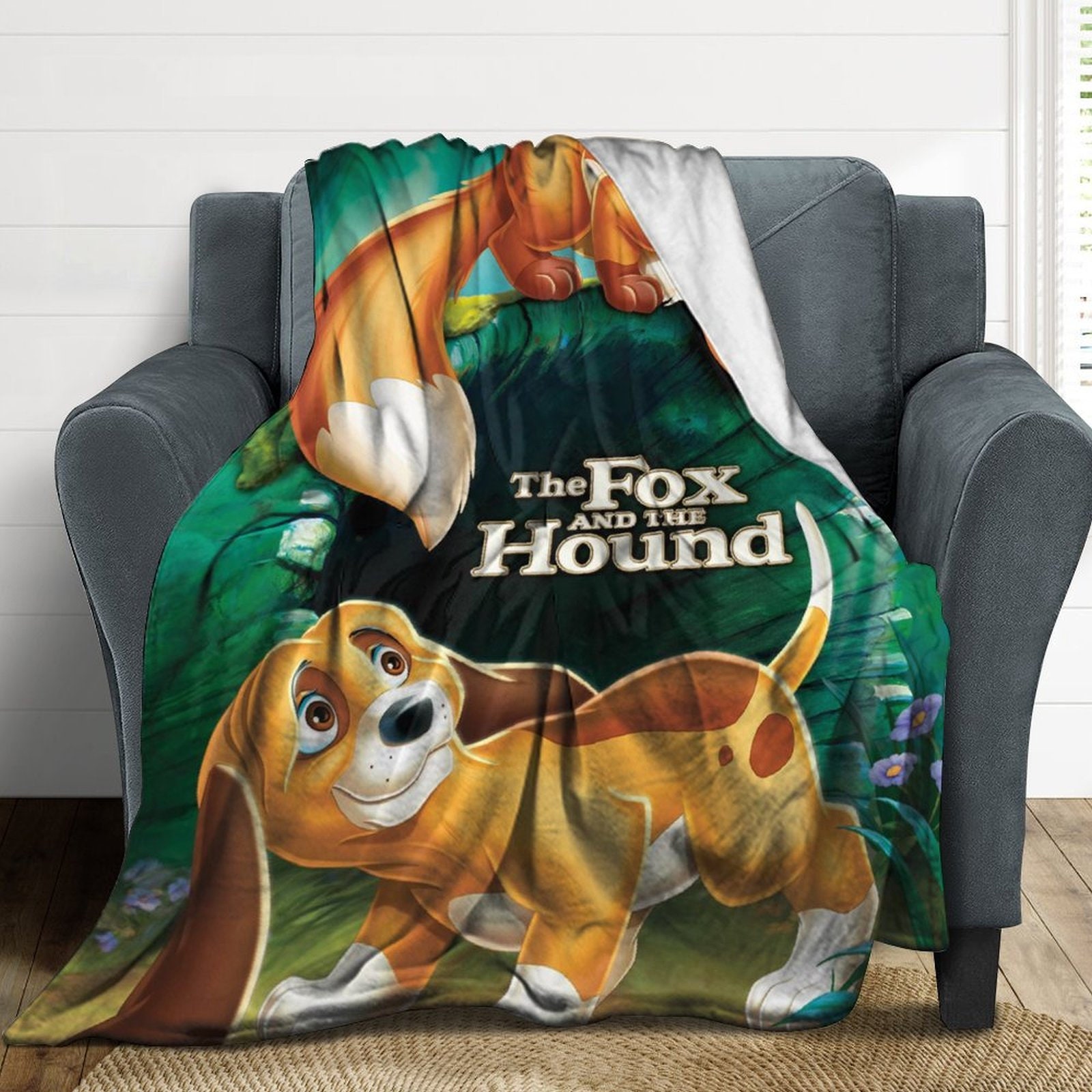 Fox and the hound blanket hotsell
