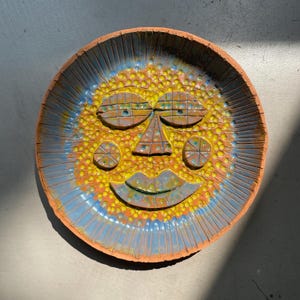 Beautyful Original Brutalist Ceramic Art Bowl by Peter Stemmler