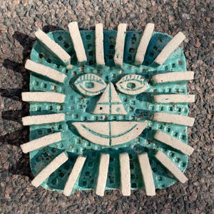 Brutalist mexican Sun Wall art by Peter Stemmler