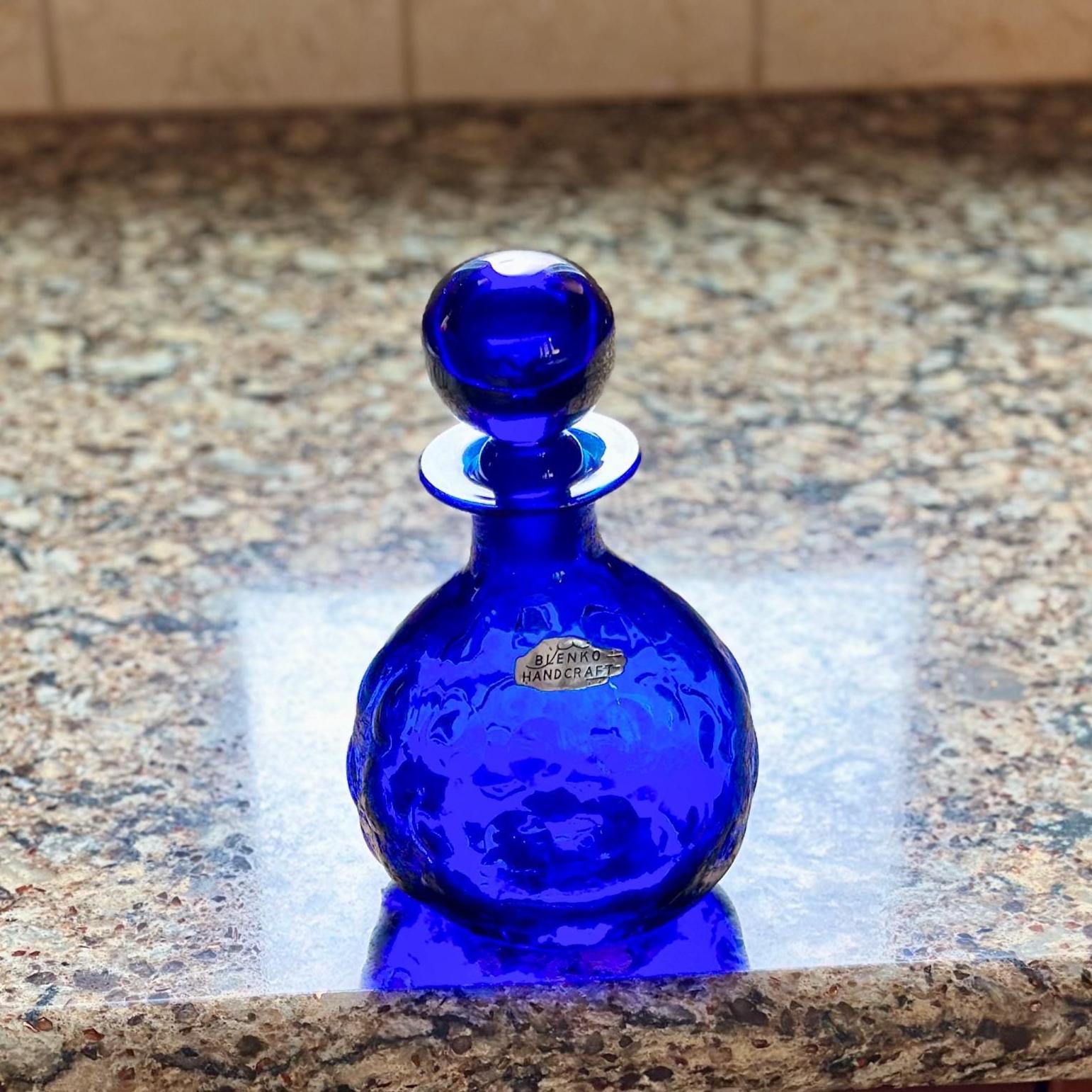 Blenko Vintage Decanter - Etsy