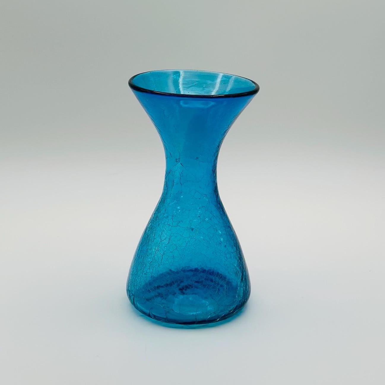 BLENKO ブレンコ　アートガラス　ひょうたん　オブジェ　ヴィンテージ BLENKO” Vintage Hand Blown Art Glass Vase（H13cm）ブレンコ