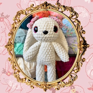 Bloom the Cherry Blossom Bunny Crochet Pattern | Crochet Pattern | Crochet Bunny Pattern | Bunny Pattern | Amigurumi Pattern | Amigurumi |