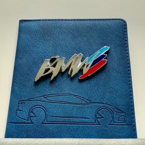 BMW Body Decor – Choose Shield Badge or 3D Side Fender Stickers | Custom Metal Emblems in Black or Silver