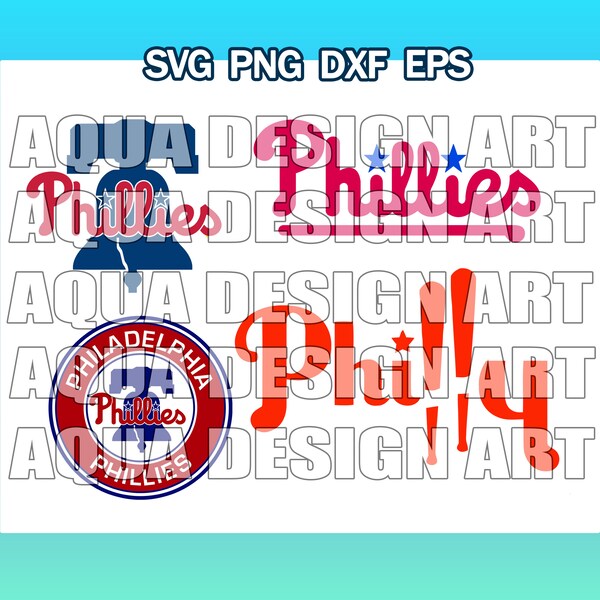 Philadelphia Philliess SVG PNG, svg Sports files, Svg For Cricut, Clipart, baseball Cut File, Layered SVG For Cricut File