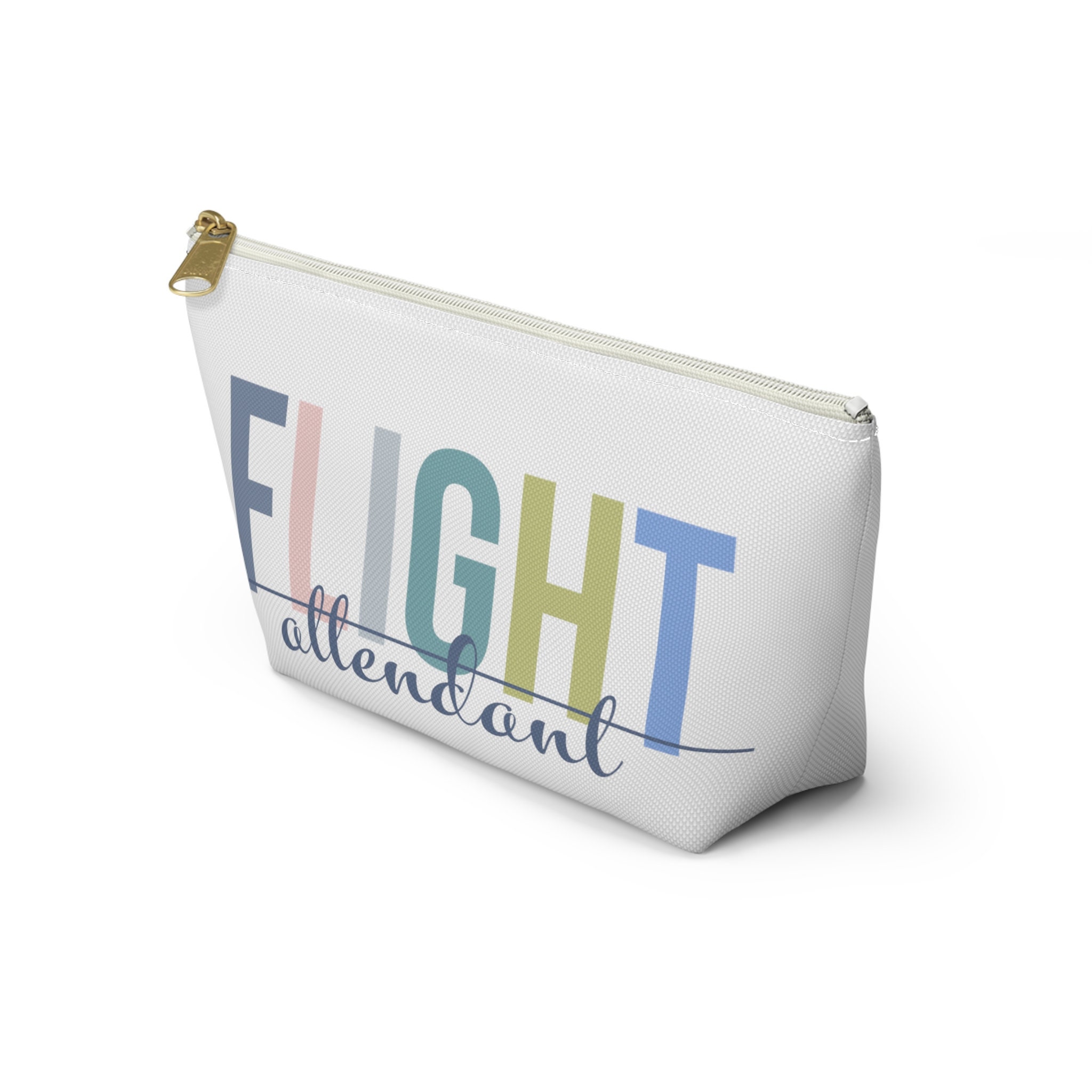 Flight Attendant Accessory Pouch, Travel Cosmetic Bag for Flight