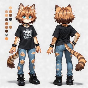 Aanvaardbaar Punk Cat Furry: uniek verzamelobject