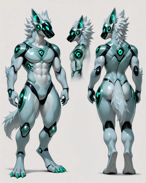 Protogen Adoptable Character Design (digital Download) - Etsy