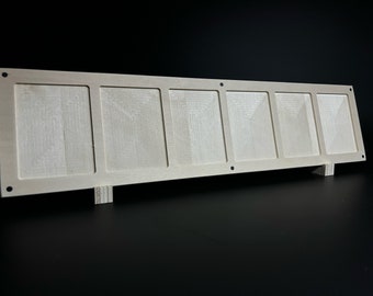 TCG-Kartenhalter/Display/Rahmen – Modell für 6 Karten – Roh zum Bemalen