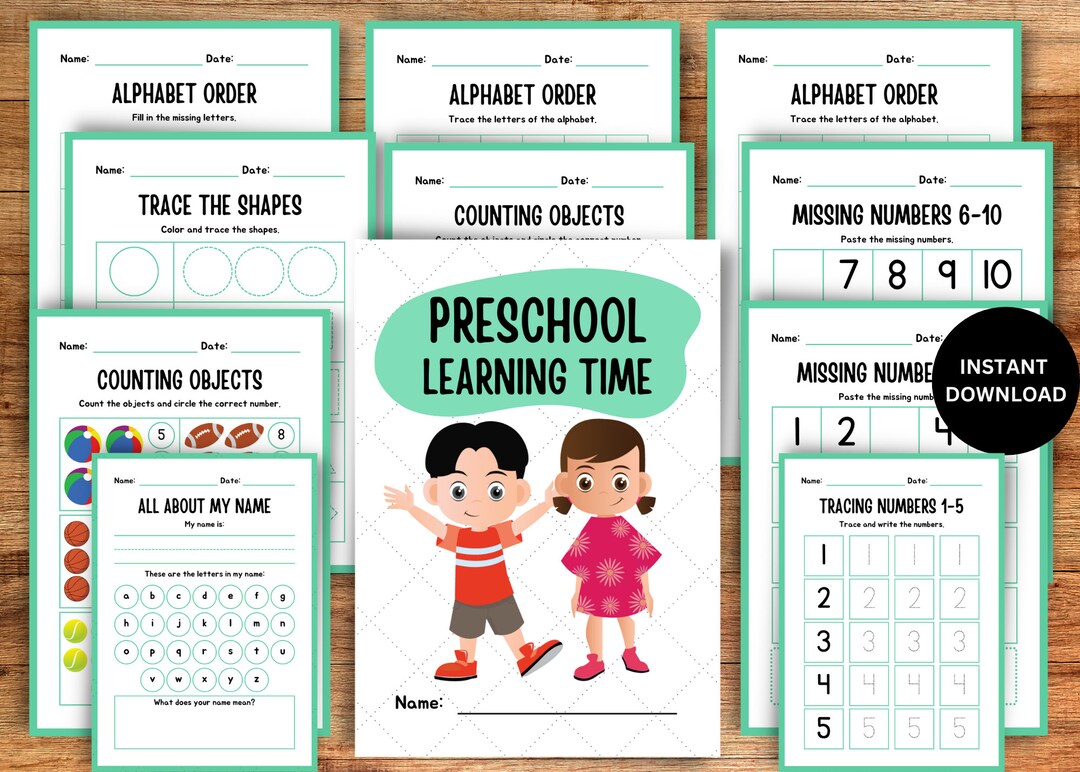 Kids Activity Worksheets, Kindergarten Activities, First Grade ...