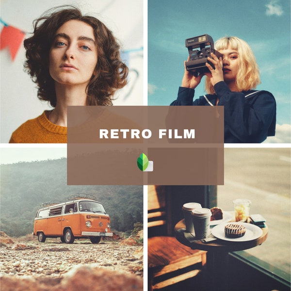 10 Retro Film Snapseed Presets, Handmade, Original, One-click and Easy To Use, Photo Presets, Mobile Presets