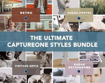 80 Capture One Styles Bundle, Photo Presets (Desktop & Mobile)