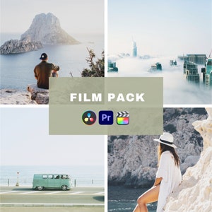 10 Film Pack video LUTs, Handmade, Original, One-click use, Davinci Resolve, Adobe Premiere, Final Cut Pro, color LUTs, CapCut,.cube files