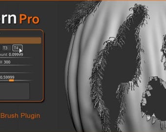 Plugins ZBrush Torn Pro e Fluid Mask