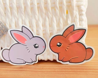 &quot;Handgemachter &quot;&quot;Bunny&quot;&quot; Aufkleber.&quot;
