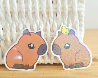 &quot;Handgemachter &quot;&quot;Capybara&quot;&quot; Aufkleber.&quot;