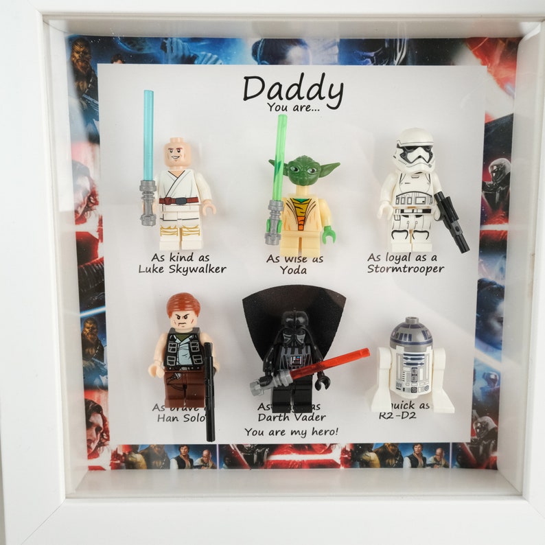 5 Style Superhero Frames, Father's Day Gifts, Personalized Dad Gifts, Customized Dad Birthday Gifts, Puzzle Frames, Gifts For Dad Bild 9