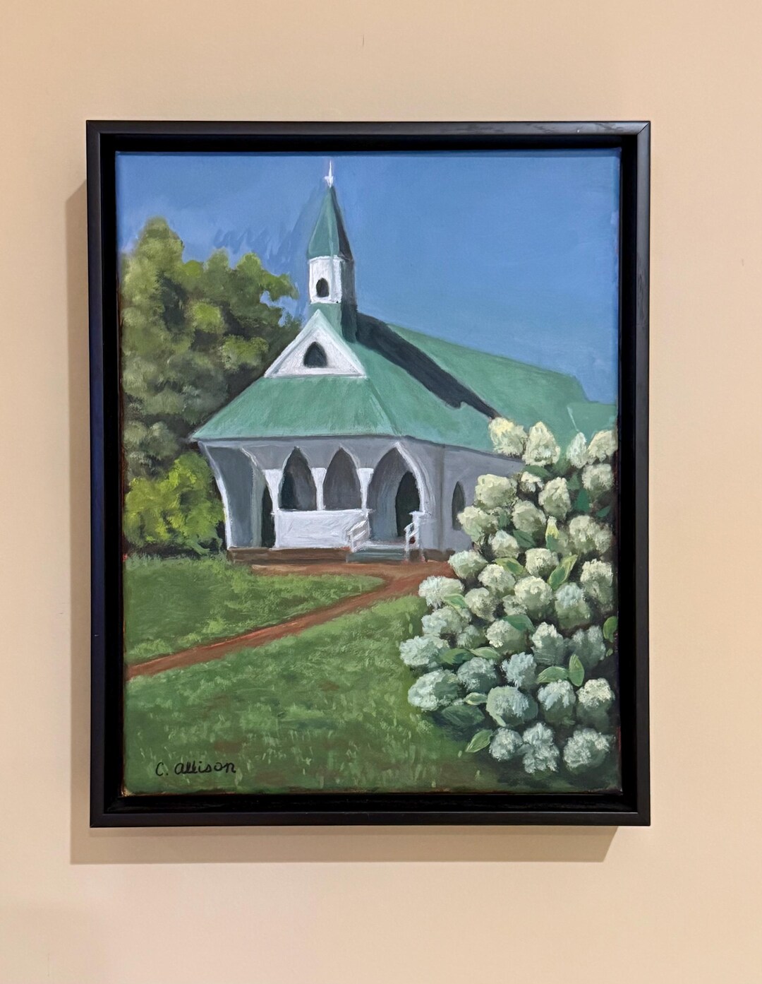 Vmfa Rva Plein Air Painting of Confederate Chapel at VMFA Museum: Richmond RVA ...
