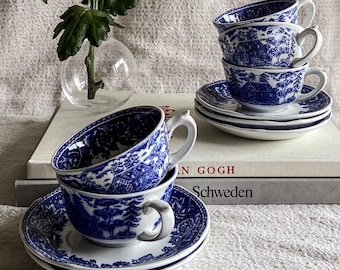 ヴィンテージ アラビア フィンランド エスプレッソ カップ ブルー風景