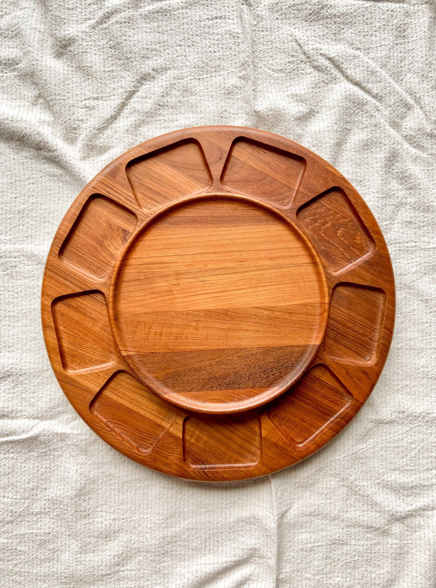 Digsmed Danish Teak Salad Bowl & Serving Utensils