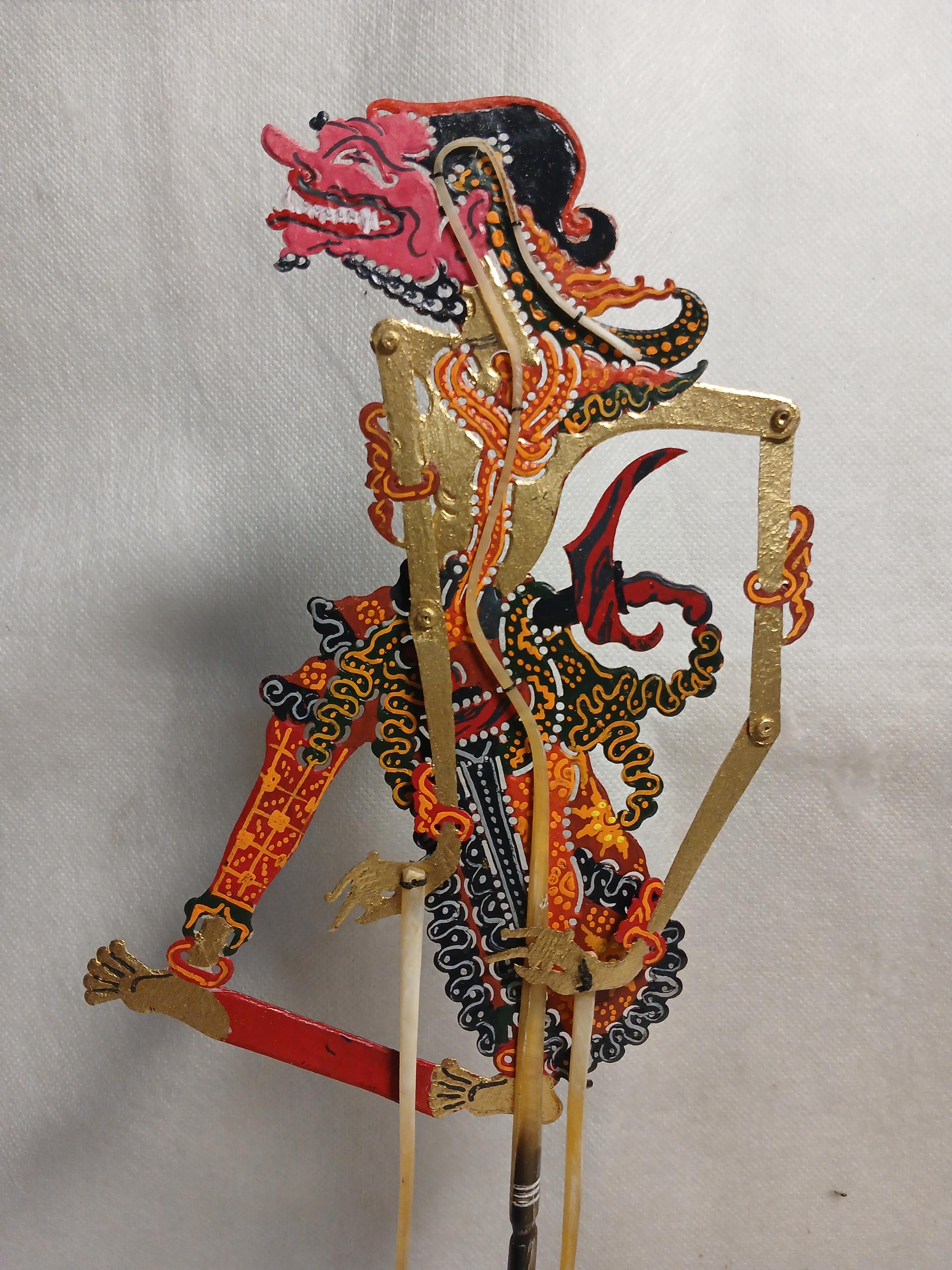 Indoneisan Shadow Puppet Cakil, Javanese Wayang Kulit, Indonesian ...