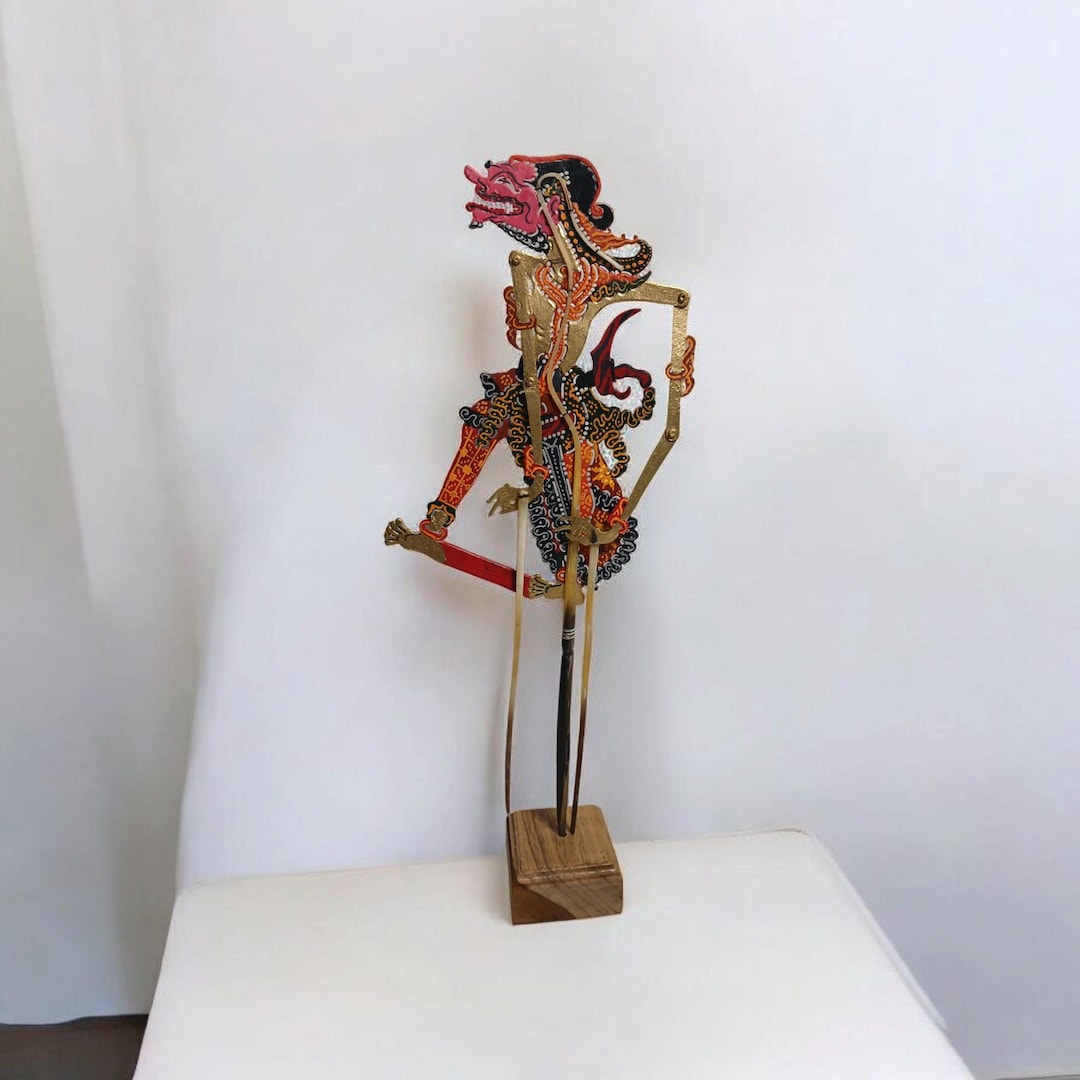 Indoneisan Shadow Puppet Cakil, Javanese Wayang Kulit, Indonesian ...