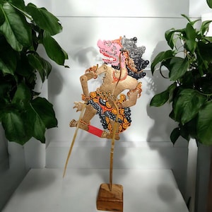 Javanese Wayang Kulit Shadow Puppet: Buto Begal Buffalo Leather