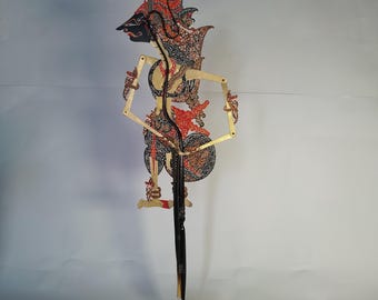 ミニチュア インドネシアのワヤン クリット、ジャワの影絵人形