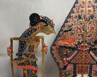 ミニチュア インドネシアのワヤン クリット、ジャワの影絵人形