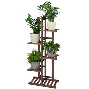 Pflanzenständer Holz – Blumentreppe für Indoor & Outdoor – Modernes Design für Wohnzimmer, Balkon, Garten, 103 cm