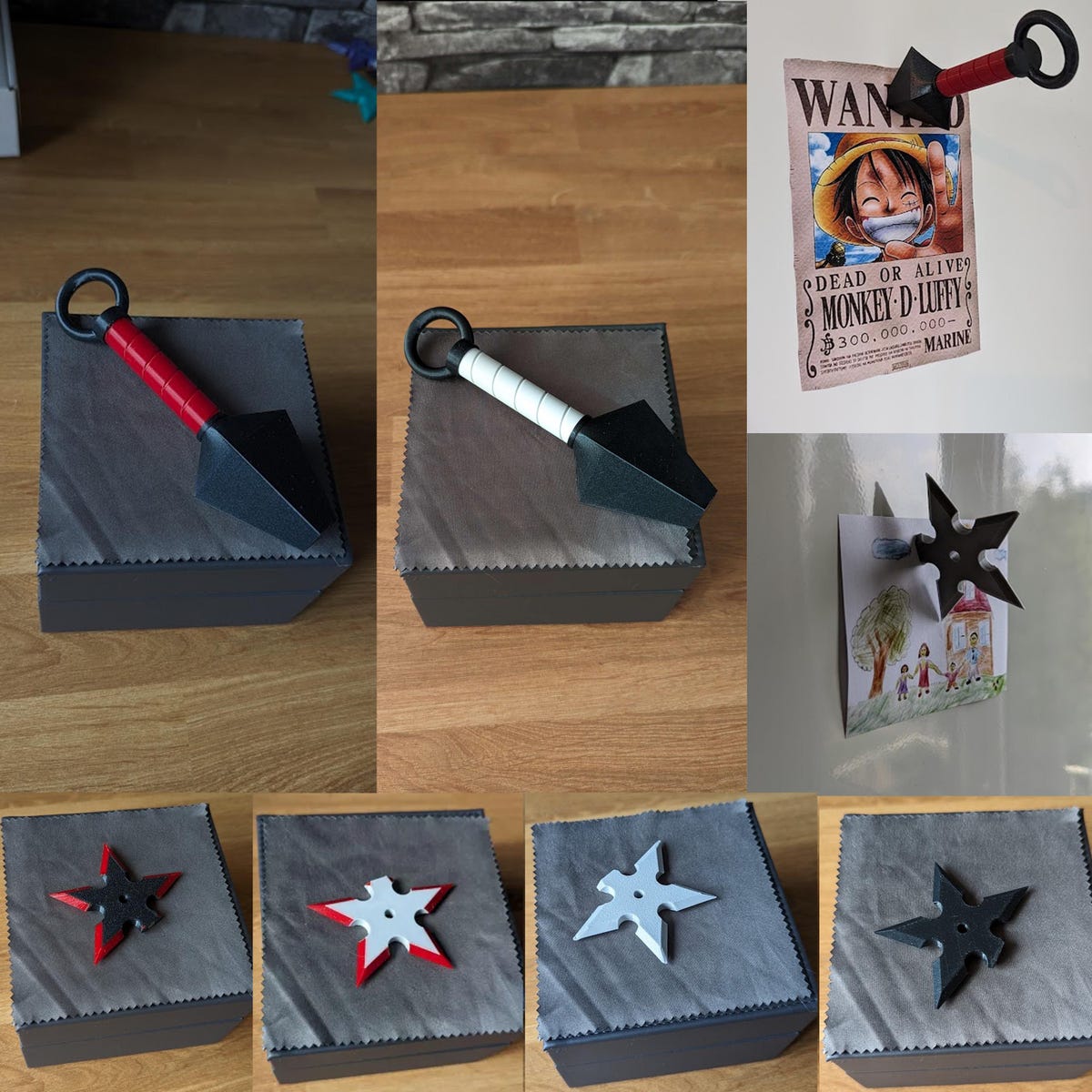 Kunai and Shurikens Set Fridge Magnet Decoration Tool - Etsy