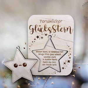 lasergesneden bestand gelukkige ster geluksbrenger sleutelhanger ster xcs svg cadeau idee vector zoete cadeau laser gesneden