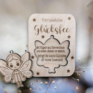 laser cut datei Glücks Fee Glücksbringer zum verschenken Schlüsselanhänger, xcs svg lasergeschnitten digital süßes Geschenk Idee Vektor