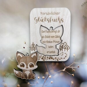 fichier de fichier découpé au laser Lucky fox porte-clés porte-bonheur à donner xcs svg DIY découpé au laser idée cadeau numérique vecteur