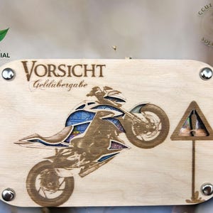 laser cut file Motorcycle Card Cash gift for every motorcyclist Gift laser cut svg xcs DIY Commercial use license