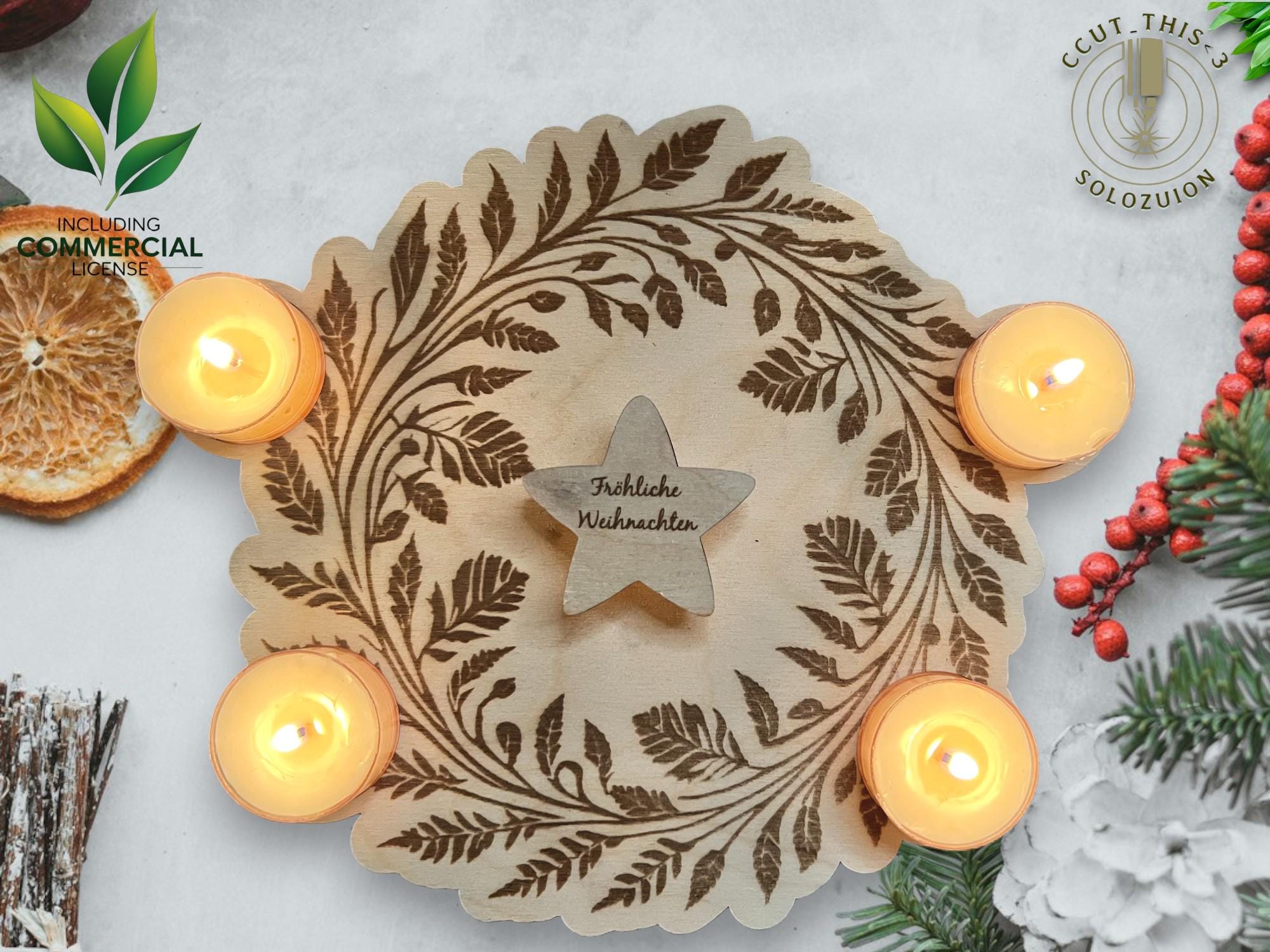 Stern adventskranz - Etsy.de