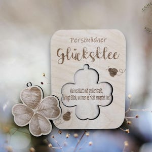 Colgante trébol de la suerte, llavero, dulce regalo, buena suerte, para regalar, amuleto de la suerte, corte laser, xcs, svg, archivo digital, madera