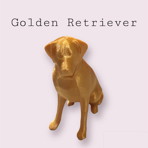 3D-Printed Golden Retriever Dog stand decoration gift for dog lovers gift for dog people, golden retriever decor, dog place decoration- Etsy
